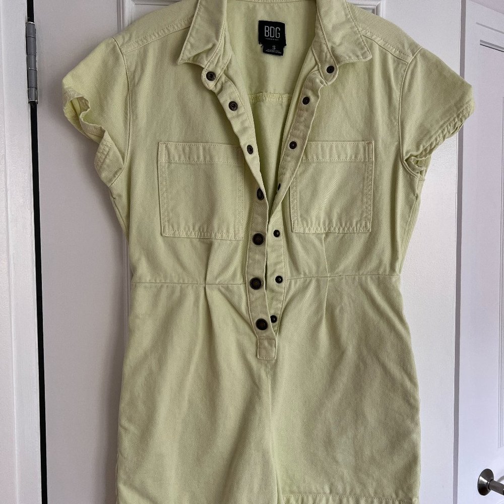 BDG Urban Outfitters Light Green Shorts Romper